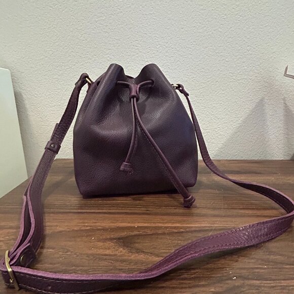 Portland Leather Goods Small Bucket Bag - Picture 2 of 7
